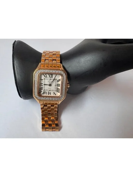 GV2 Gevril Milan 12101 Diamond Watch Rose Gold Swiss Quartz 027/500 Working - Picture 1 of 13